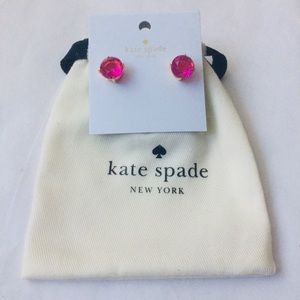 Kate Spade Fuchsia Gum Drop Earrings